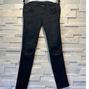 G-STAR RAW Women Comic 5620 Tapered Jeans 96 Dark Wash Curve Waist RARE 29x34